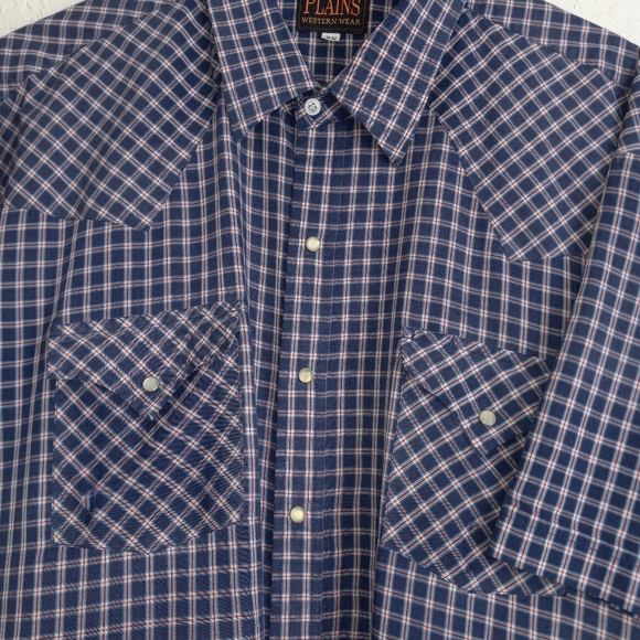 Plains Western Wear Big MAN Shirt - Picture 3 of 5